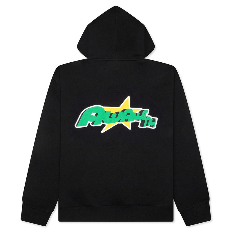 AWAKE NY STAR A ZIP UP HOODIE - BLACK outlook