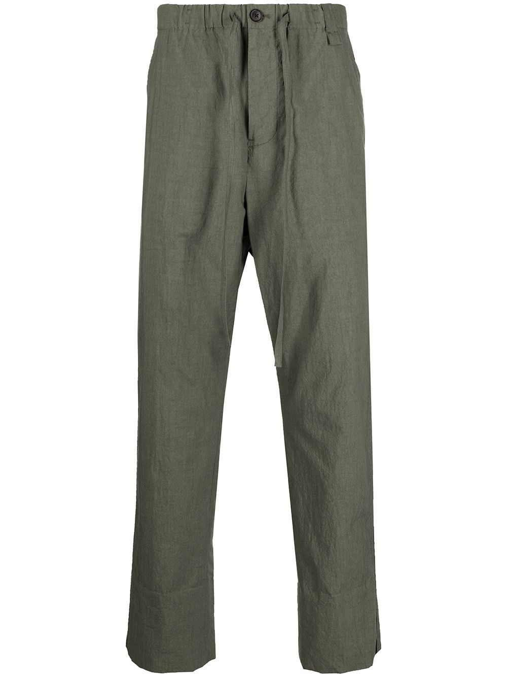 drawstring-waist trousers - 1