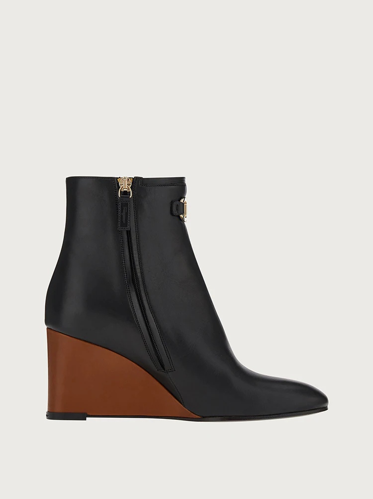ANKLE BOOT WITH WEDGE HEEL - 4