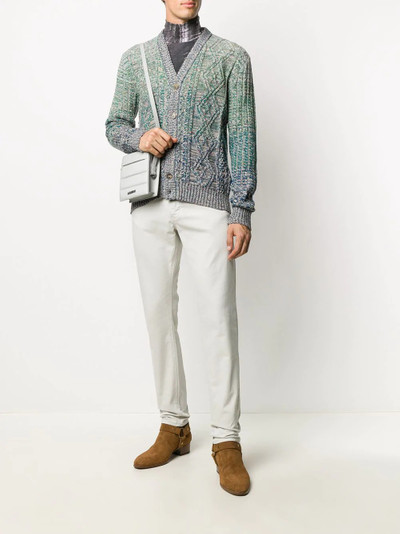 Missoni gradient wool knit cardigan outlook