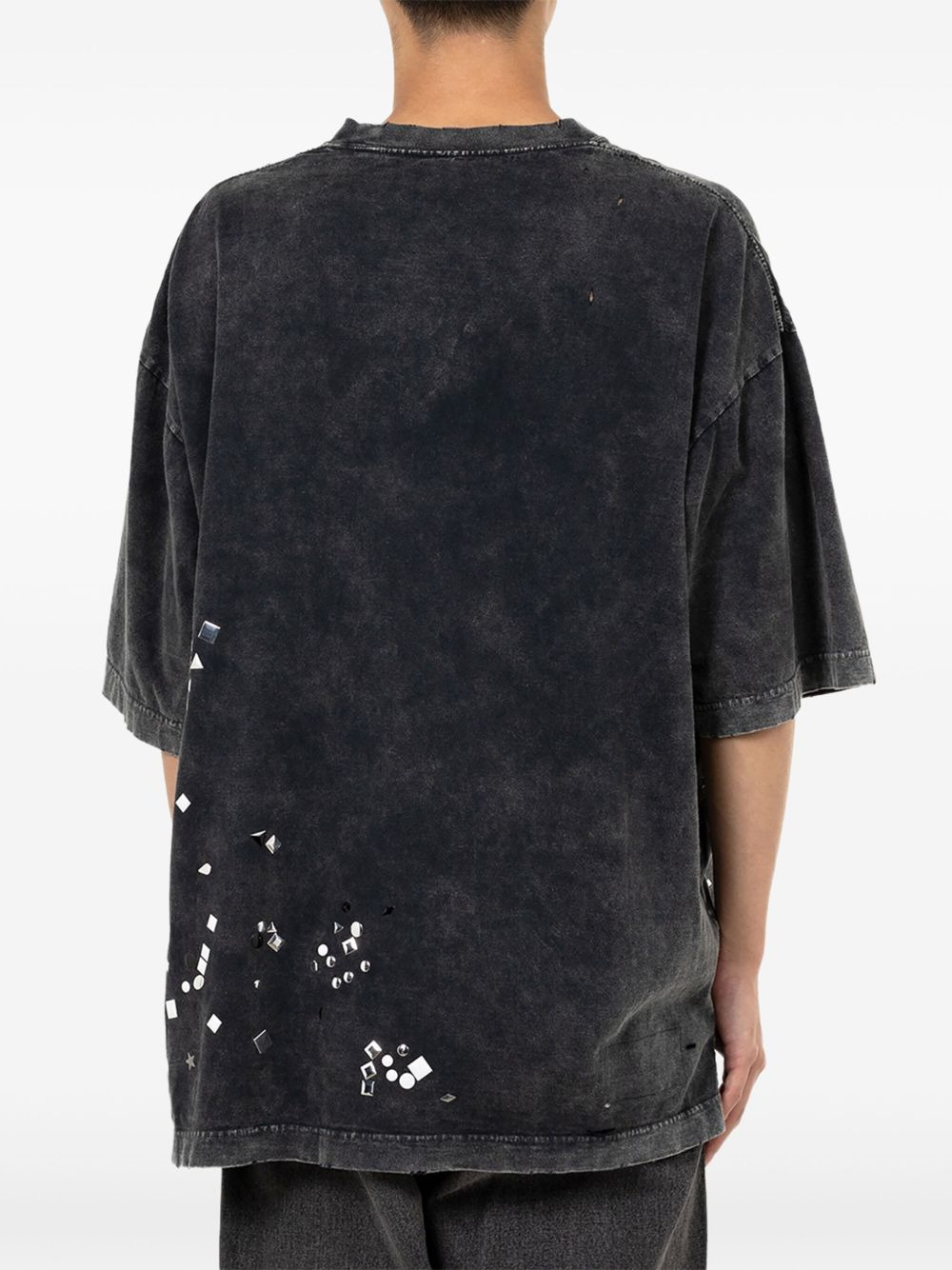 crystal-embellished pocket T-shirt - 3