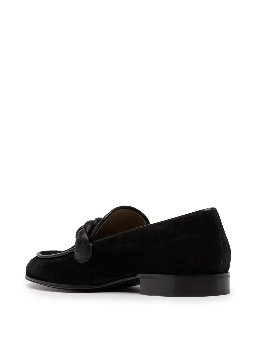 Massimo braided suede loafers - 3