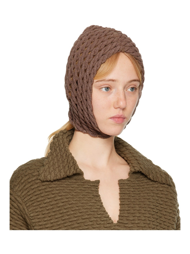 ISA BOULDER Brown Cable Balaclava outlook
