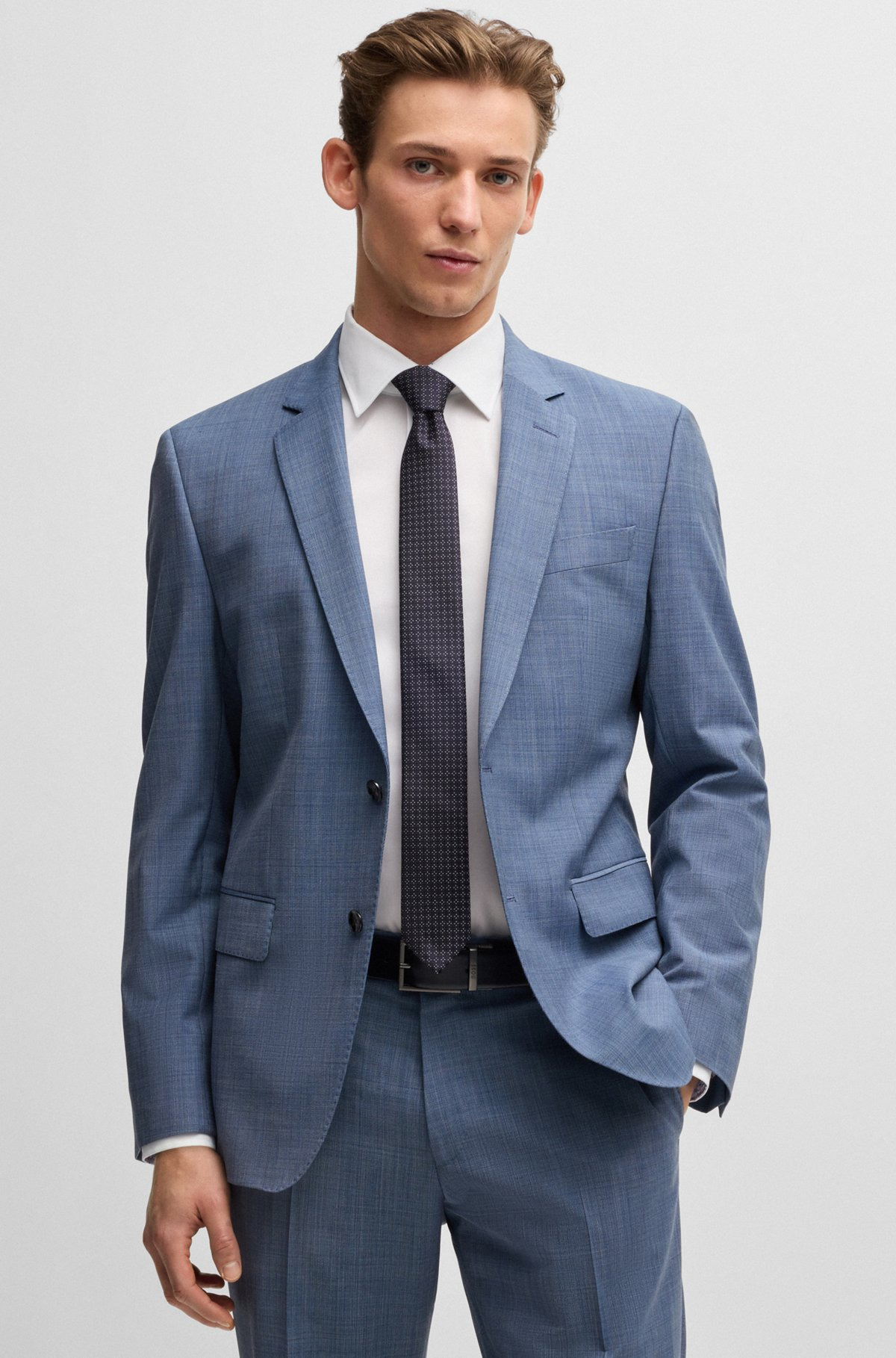 FORMAL TIE WITH ALL-OVER JACQUARD PATTERN - 2