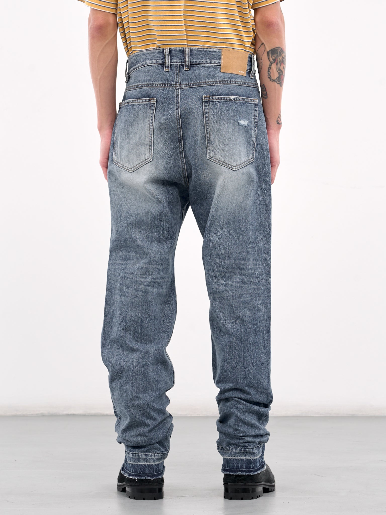 Distressed Denim Trousers - 3