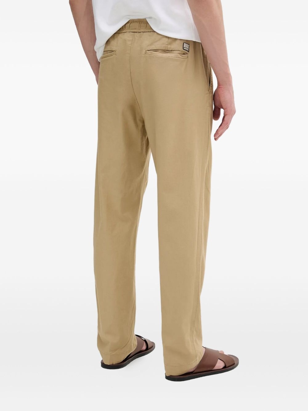drawstring-waist trousers - 3