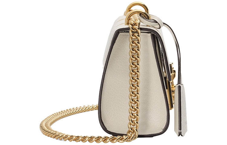 (WMNS) Gucci Padlock Bee Star Small-Sized Single-Shoulder Bag White 432182-DJ2LG-8711 - 4
