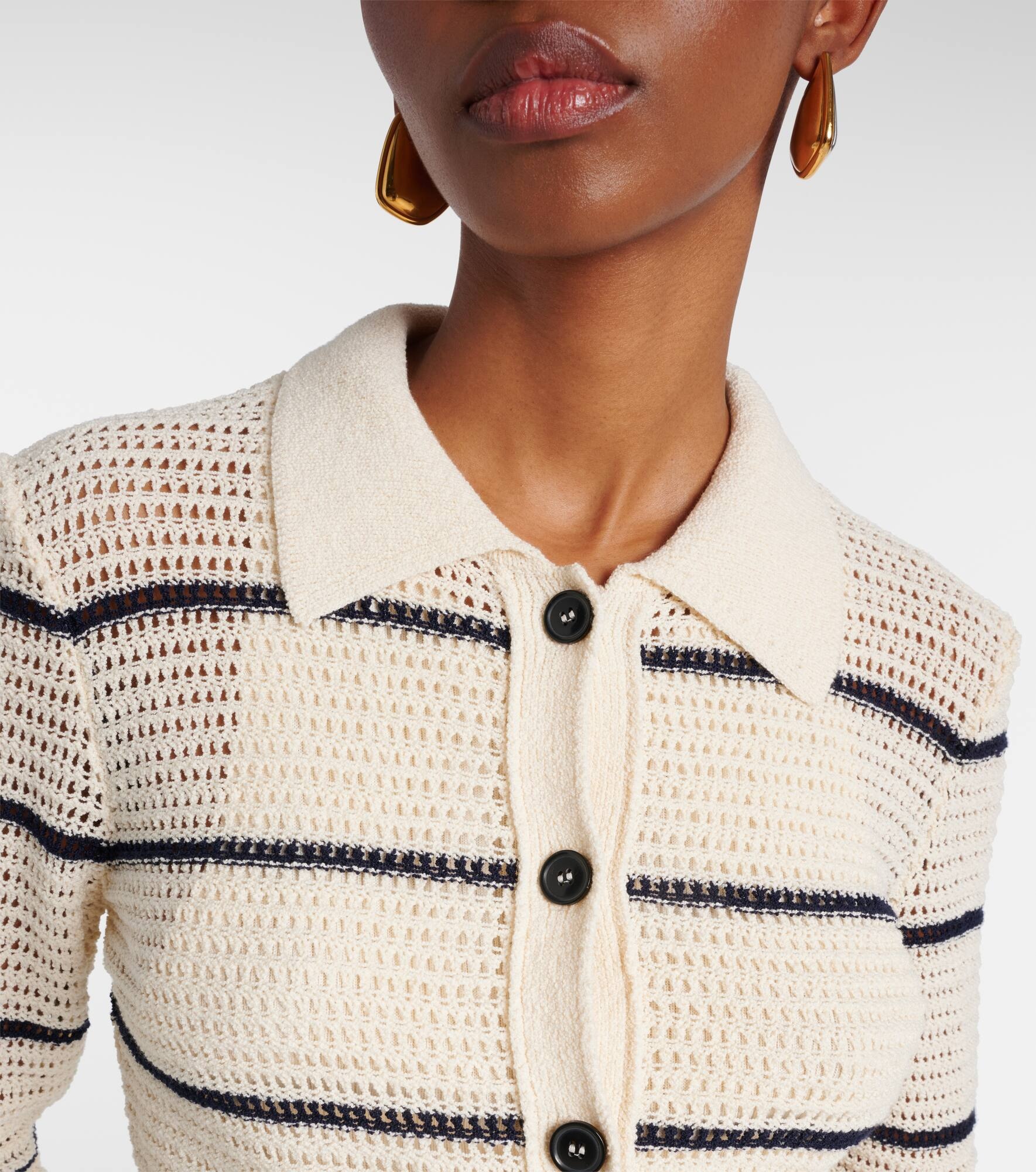 The Shrunken cotton-blend cardigan - 5