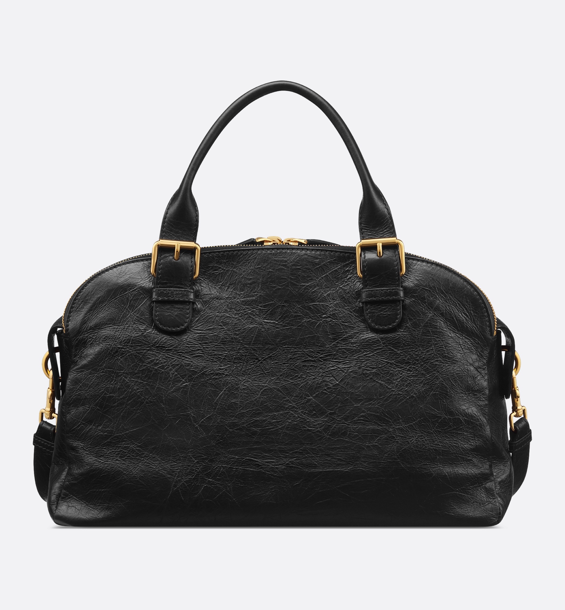 直営店【DIOR】Medium Grand Tour Multipocket バッグ Dior Medium Grand Tour Multipocket Bag Black Crinkled C