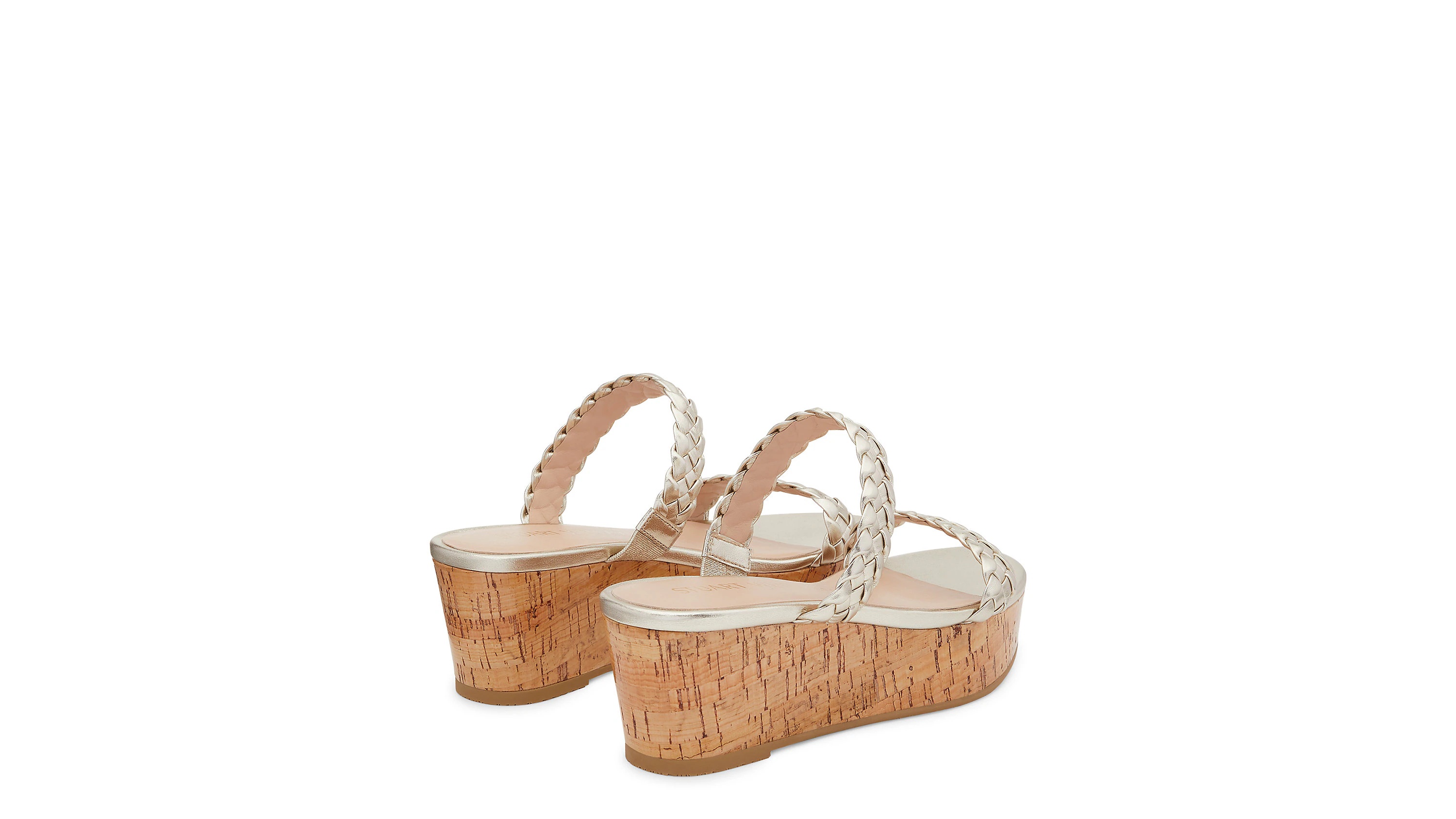 ALEENA WOVEN SUMMER SLIDE WEDGE - 4