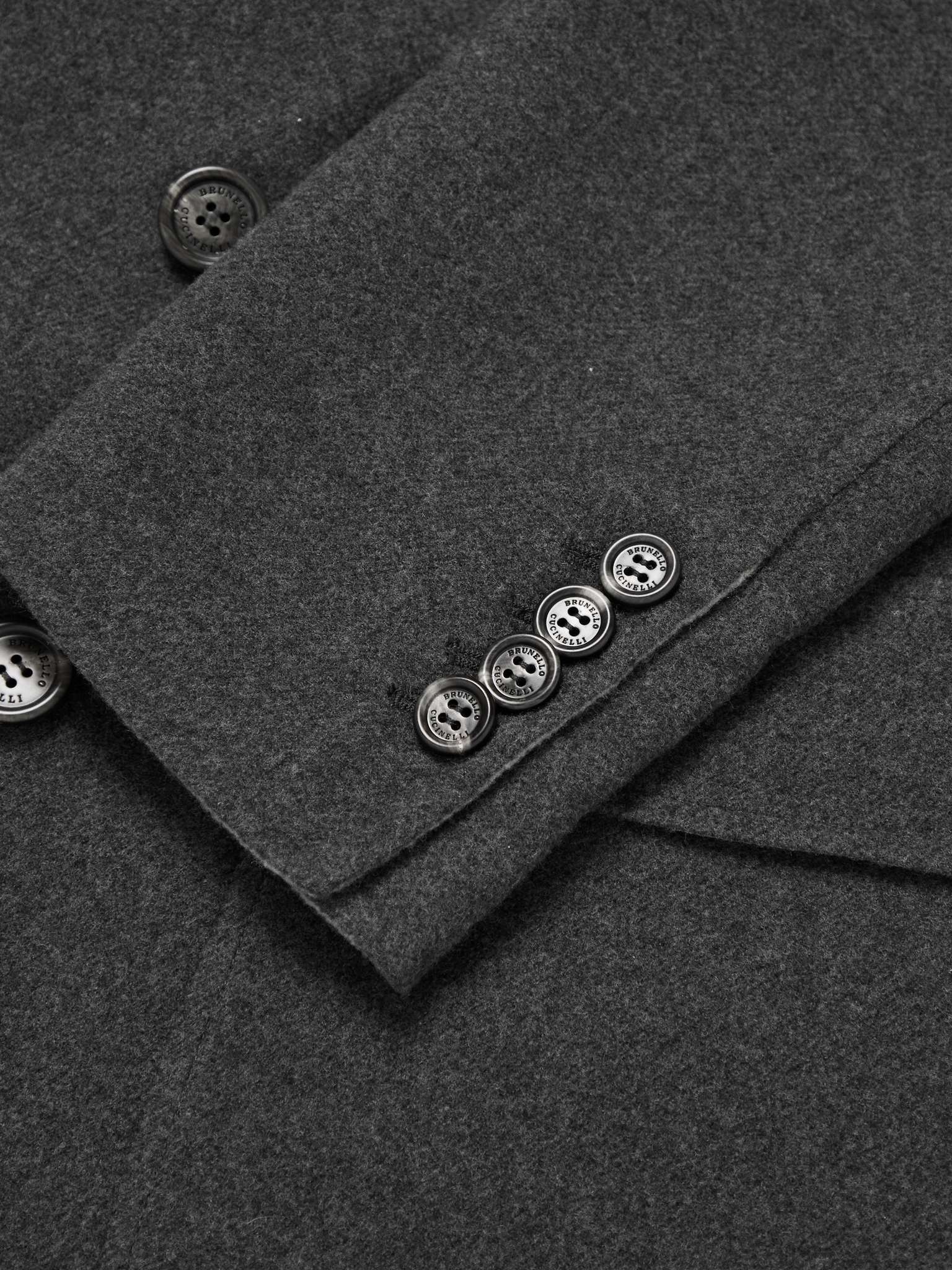 Double-Breasted Virgin Wool-Twill Coat - 3