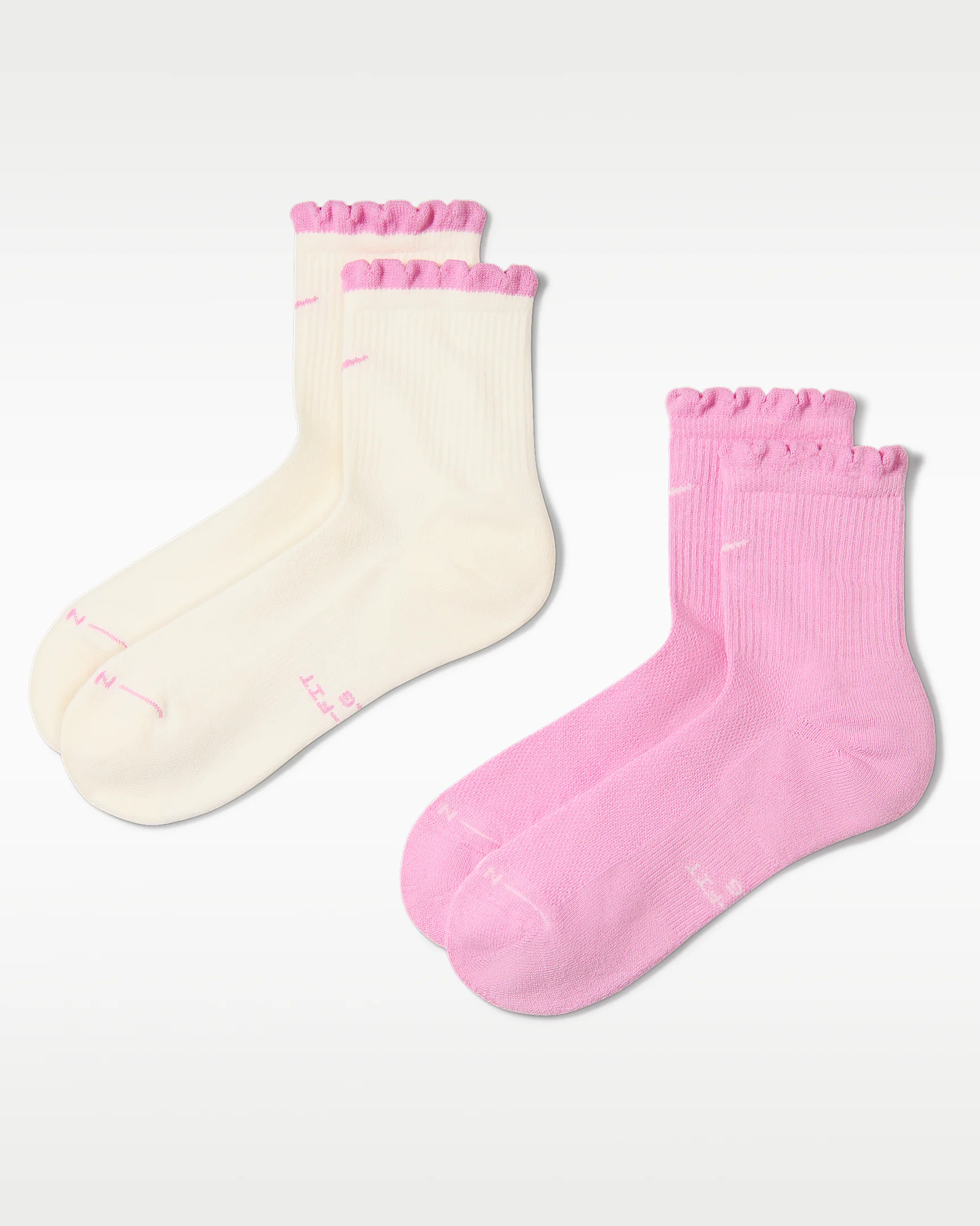 Nike Everyday Elevated Scallop Micro-Crew Socks (2 Pairs) - 1
