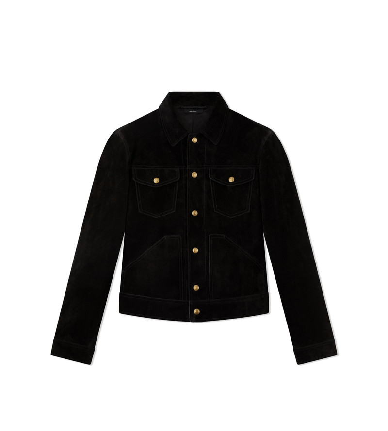CASHMERE SUEDE WESTERN JACKET - 1
