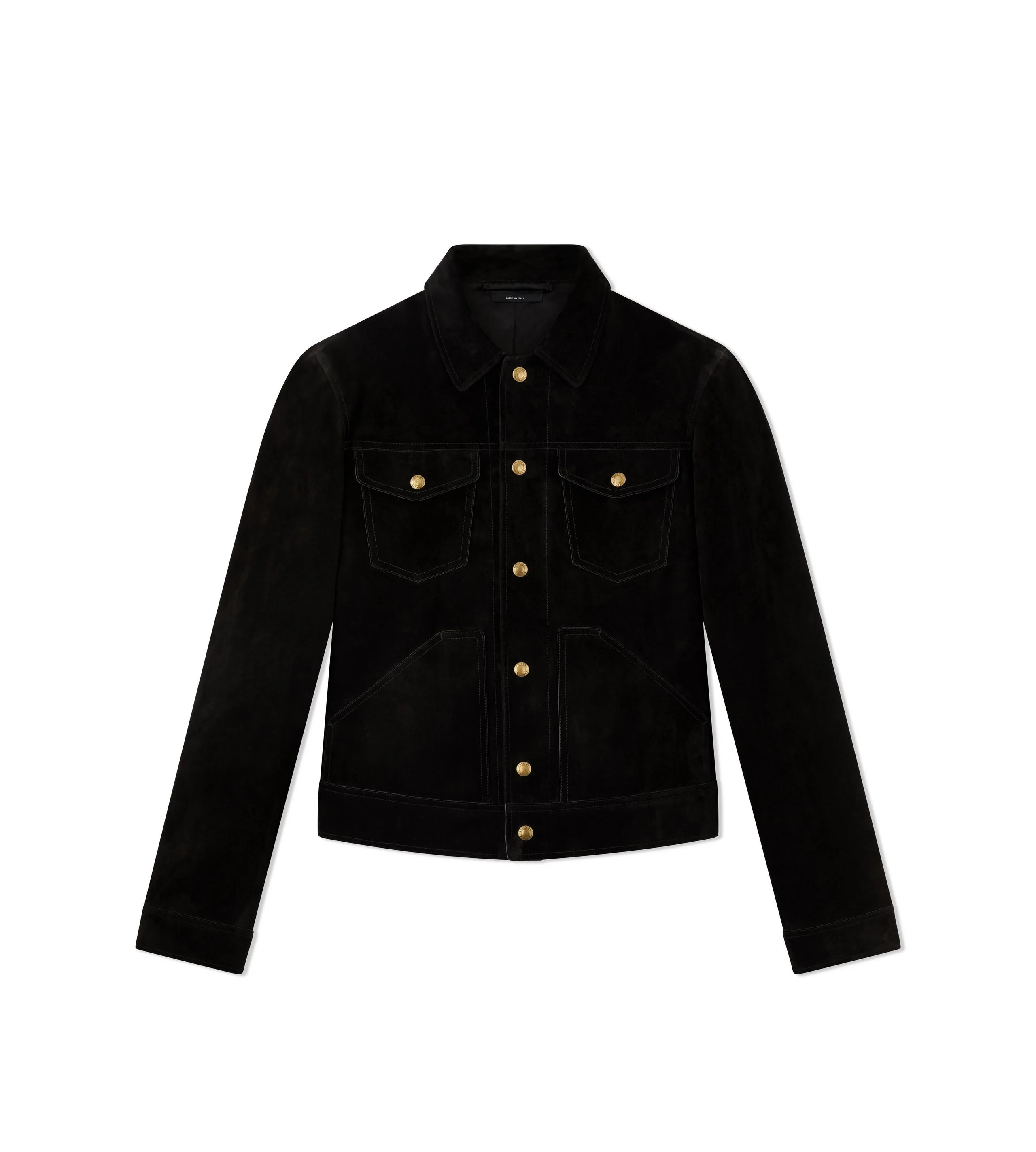 CASHMERE SUEDE WESTERN JACKET - 1
