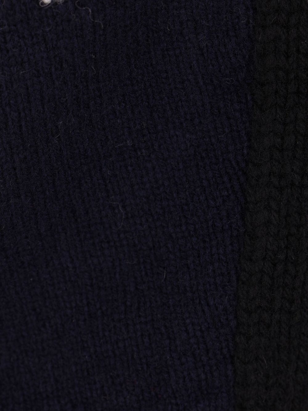 patchwork short-sleeve sweater - 4