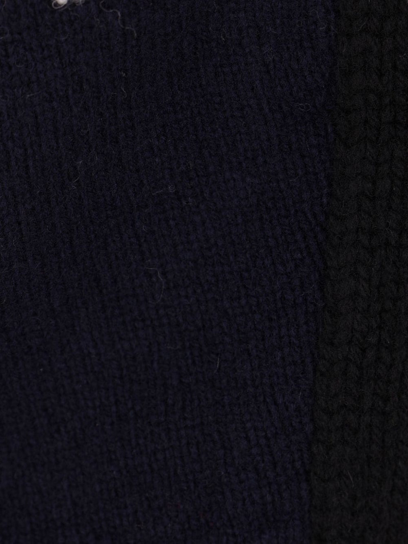 patchwork short-sleeve sweater 4