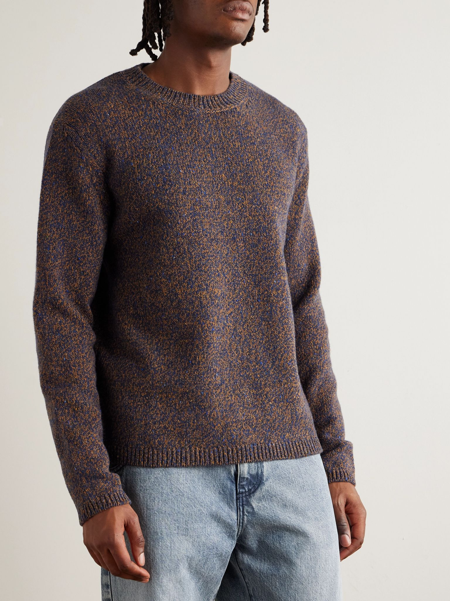 Chad Wool Sweater Brown - 3