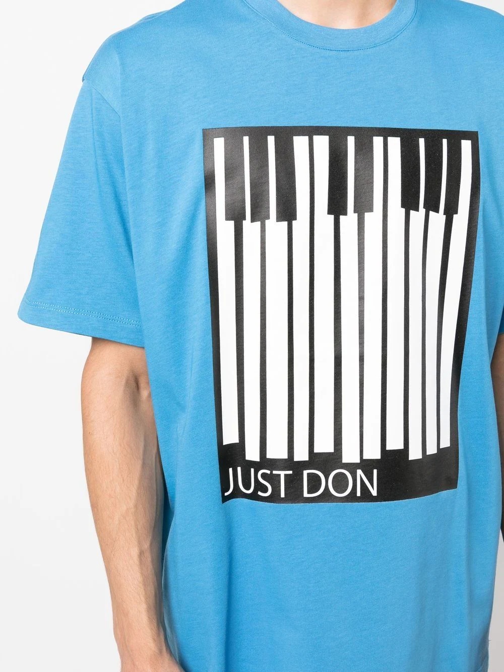 Piano-print cotton T-shirt - 5