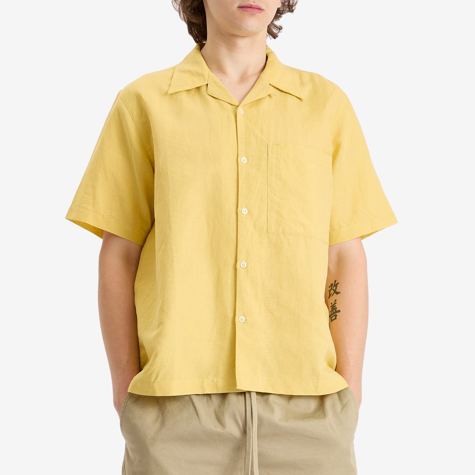 Universal Works Linen Cotton Camp Shirt - 2