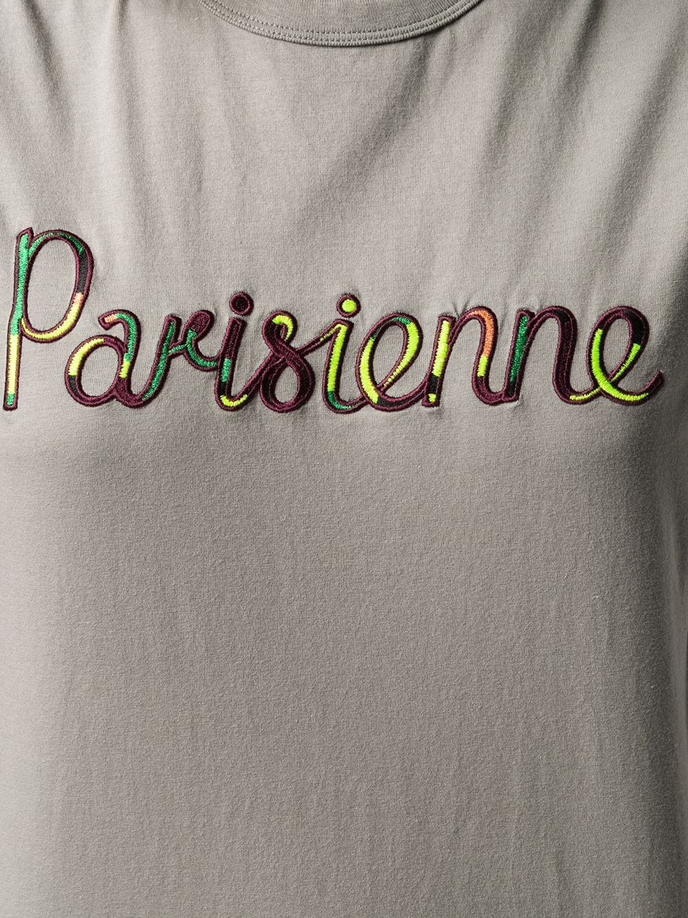 Parisienne logo T-shirt  - 5