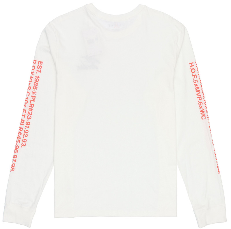Jordan Air Jordan Embroidered Alphabet Printing Casual Sports Round Neck Long Sleeves White DC6647-100 outlook