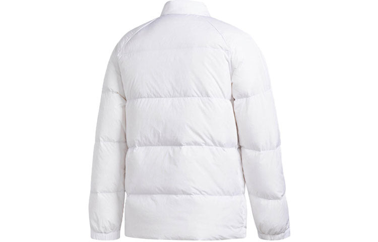 adidas originals Baseball Collar Casual Sports Stay Warm Down Jacket White BR4799 - 2