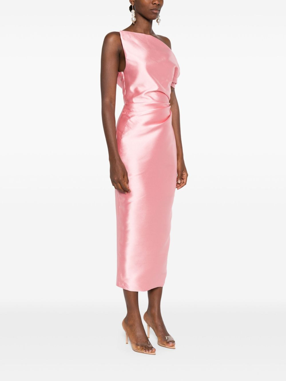 Solace London Off-Shoulder Midi Dress - 3