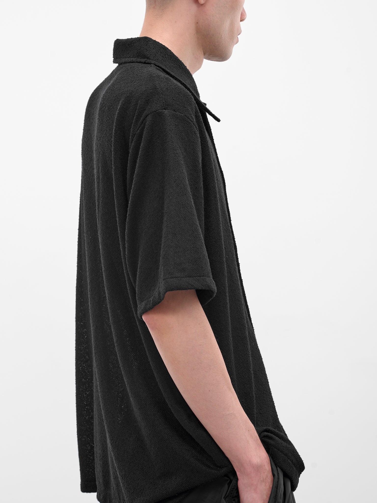 Black Borrowed Button-Down Shirt - 4
