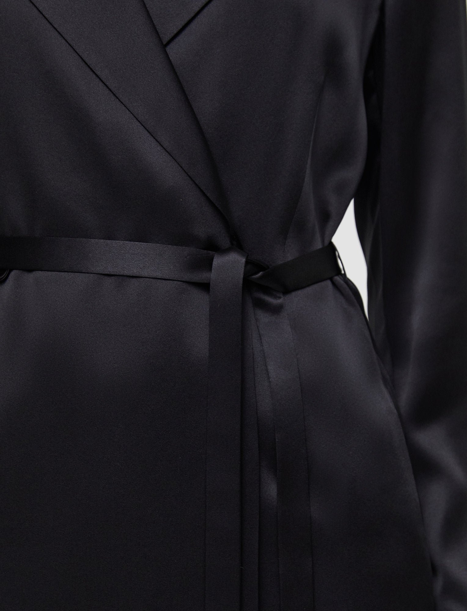 Joubert Silk Satin Jacket - 4