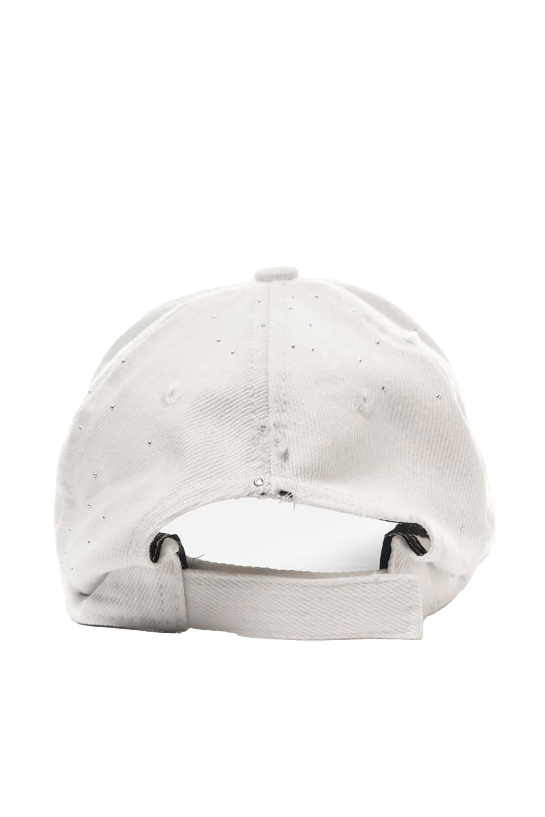ROLLED BACK CAP / WHT - 2