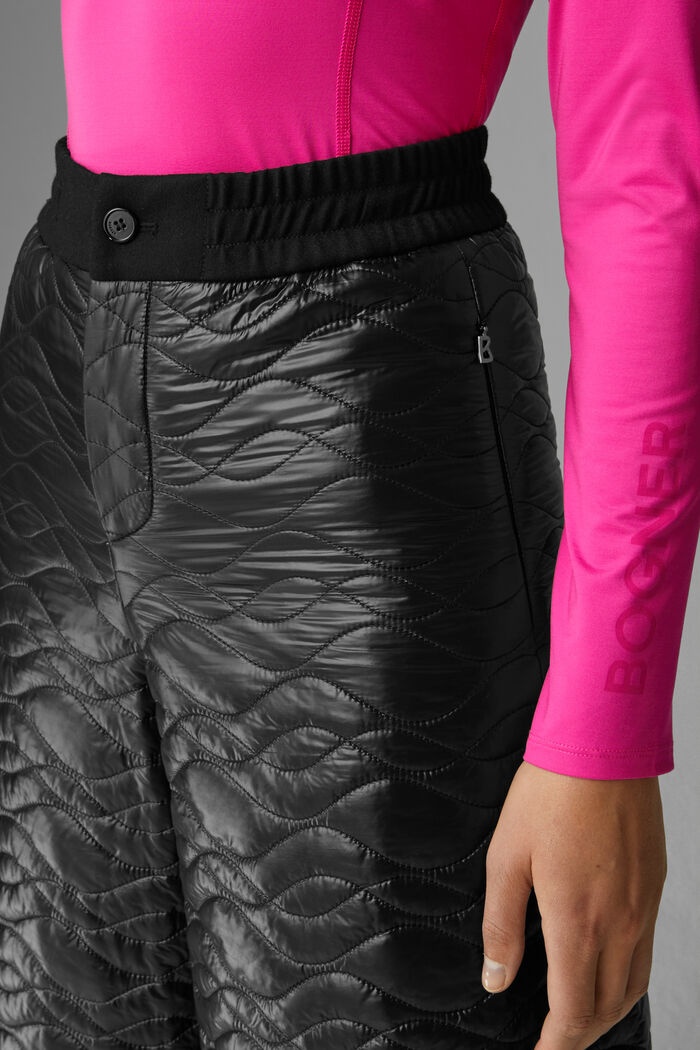 Mina Quilted culottes in Black - 5
