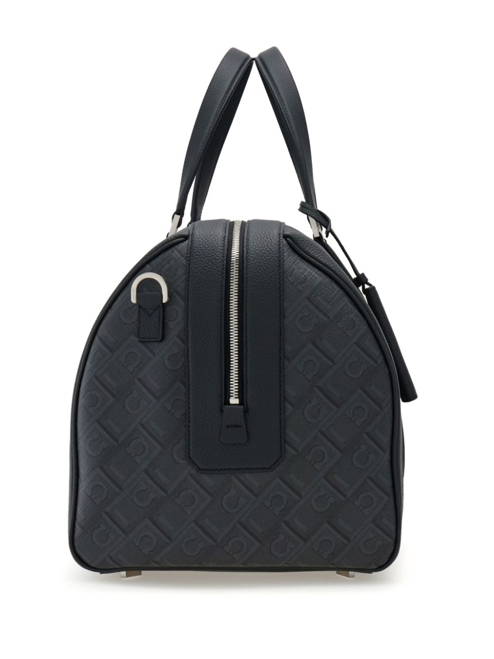 monogram-print duffle bag - 7