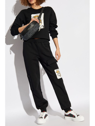 Moschino Teddy Bear-print track pants outlook