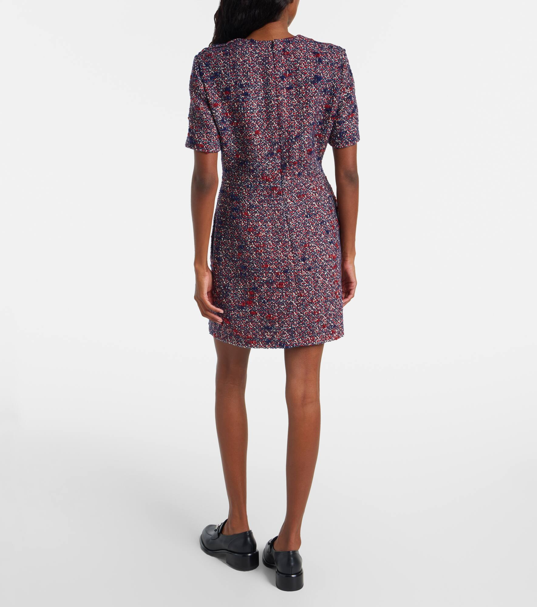 Wool-blend tweed minidress - 3