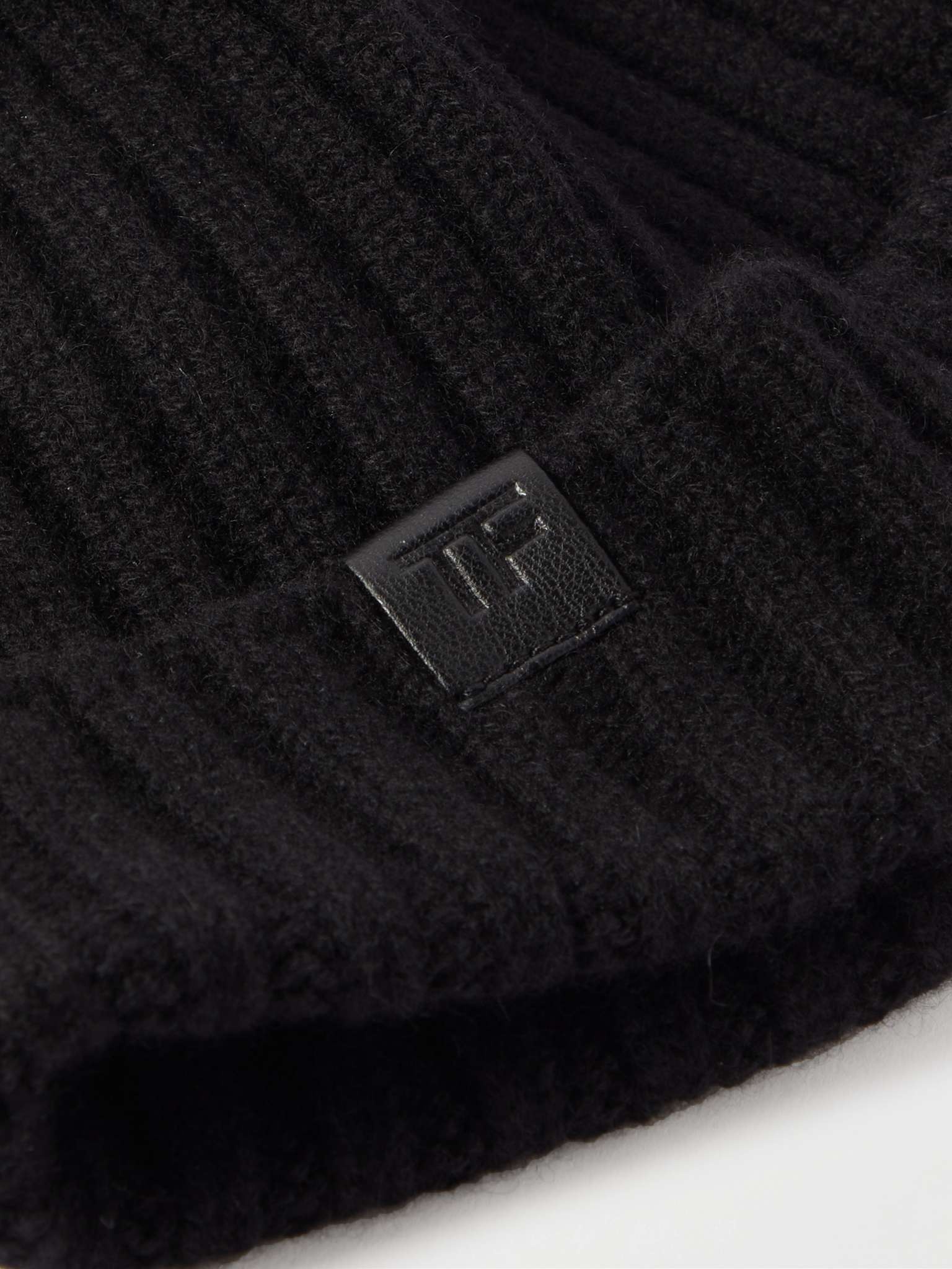 Ribbed Cashmere Beanie - 3