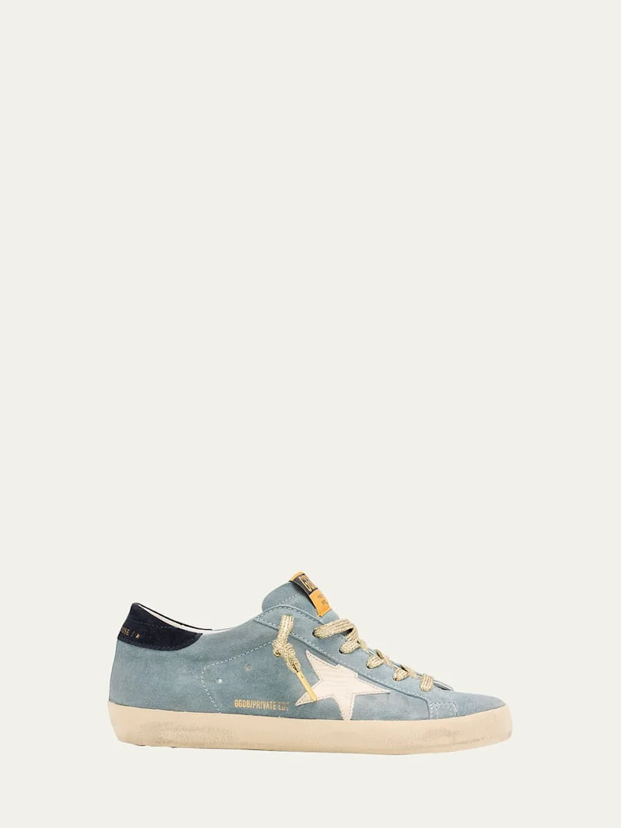Super-Star Low-Top Suede Sneakers - 1