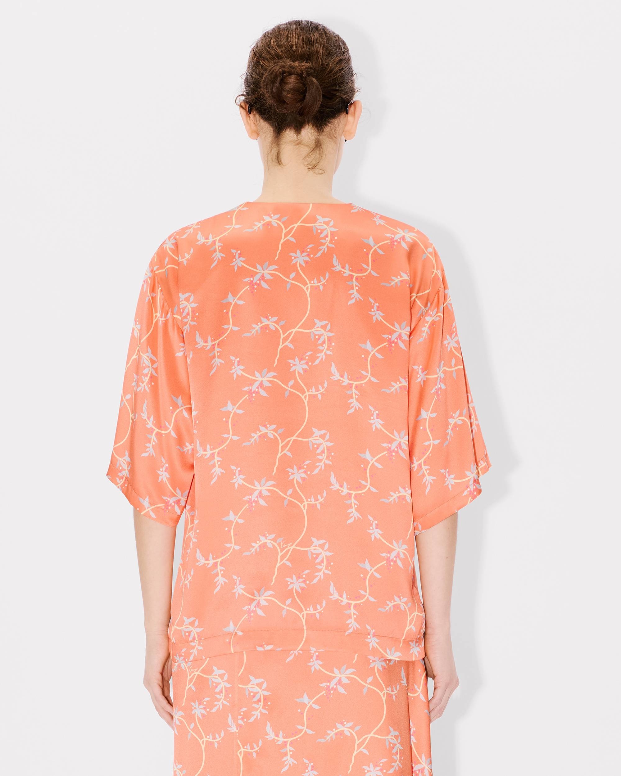 'KENZO Jungle Flower' top in silk - 4
