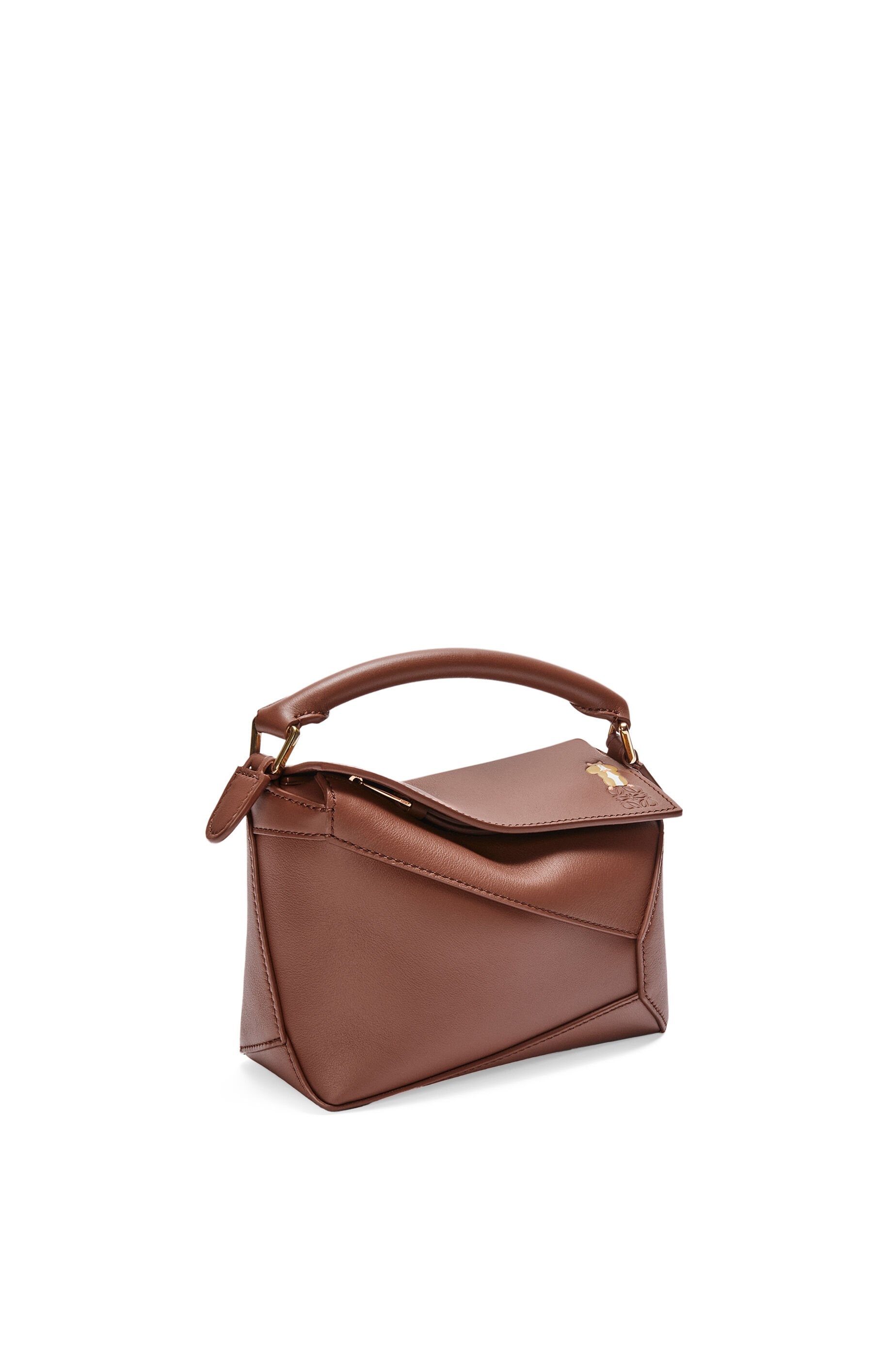 Hamster mini Puzzle bag in nappa calfskin - 4