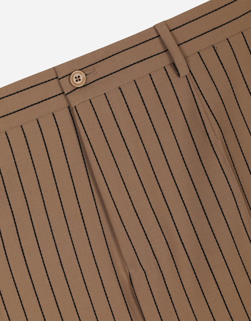 Straight-leg pinstripe pants 3