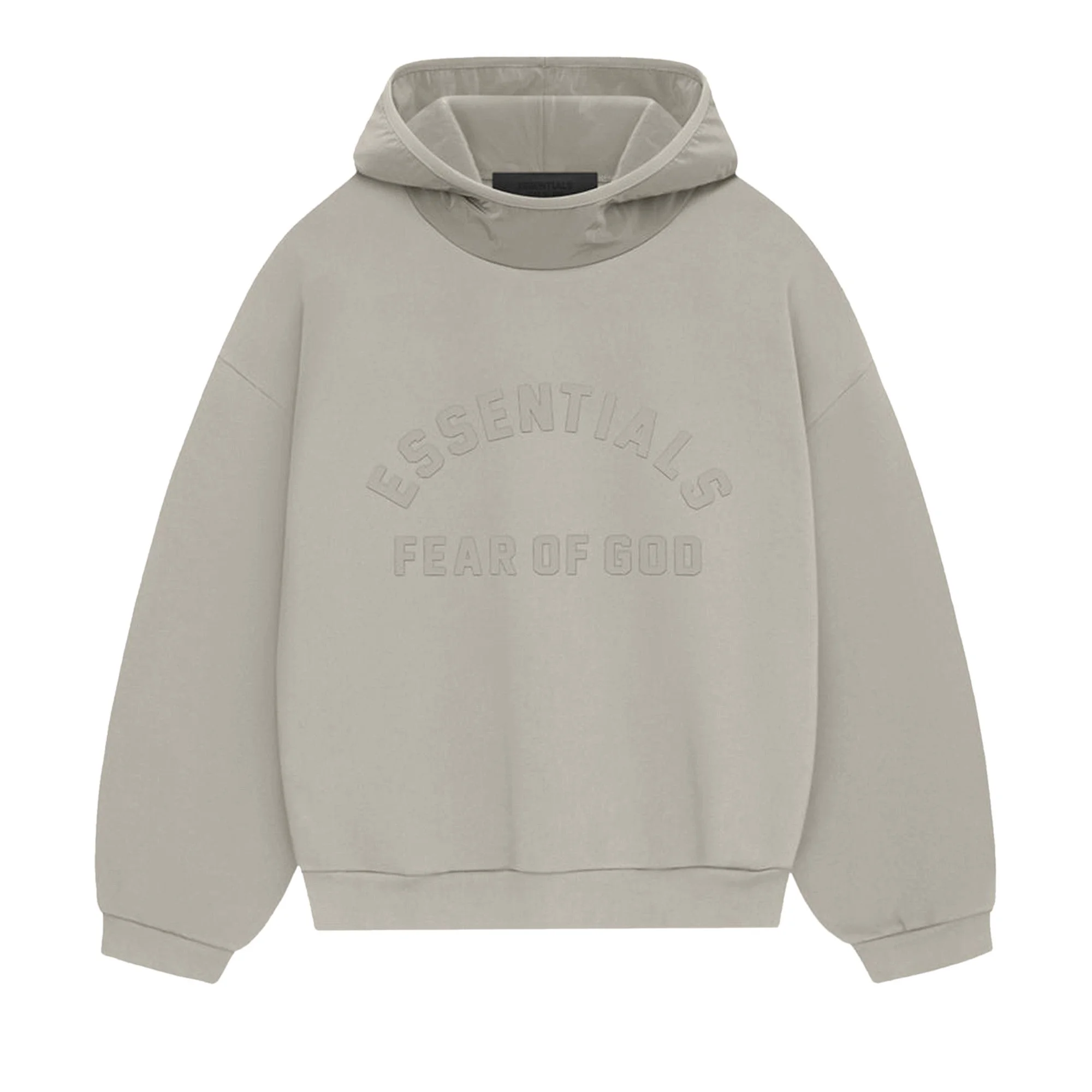 Fear of God Essentials Nylon Fleece Hoodie 'Seal/Seal' - 1