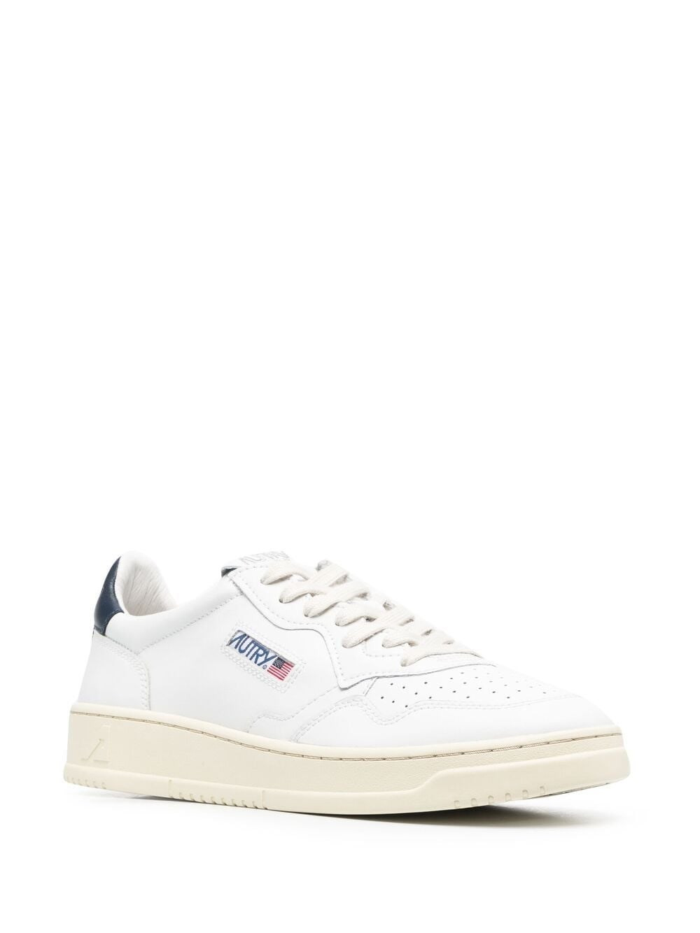 LEATHER SNEAKER WITH LOGO - 2