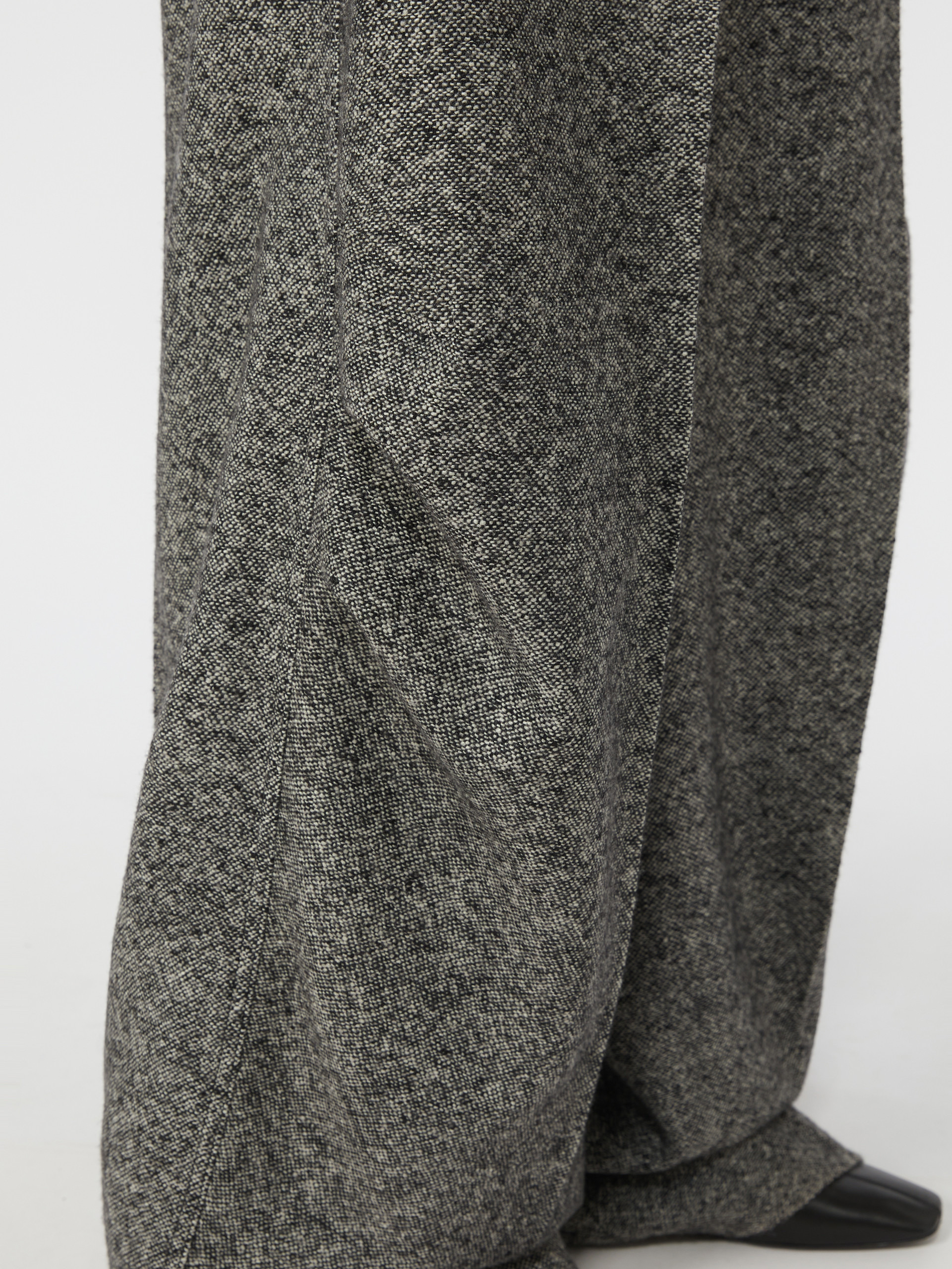 SIMONE Wool and silk tweed trousers - 6