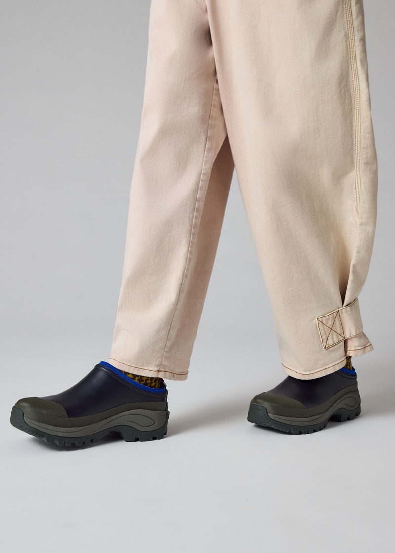 Paul Smith loves Barbour - Women's Dark Navy Clogs 10