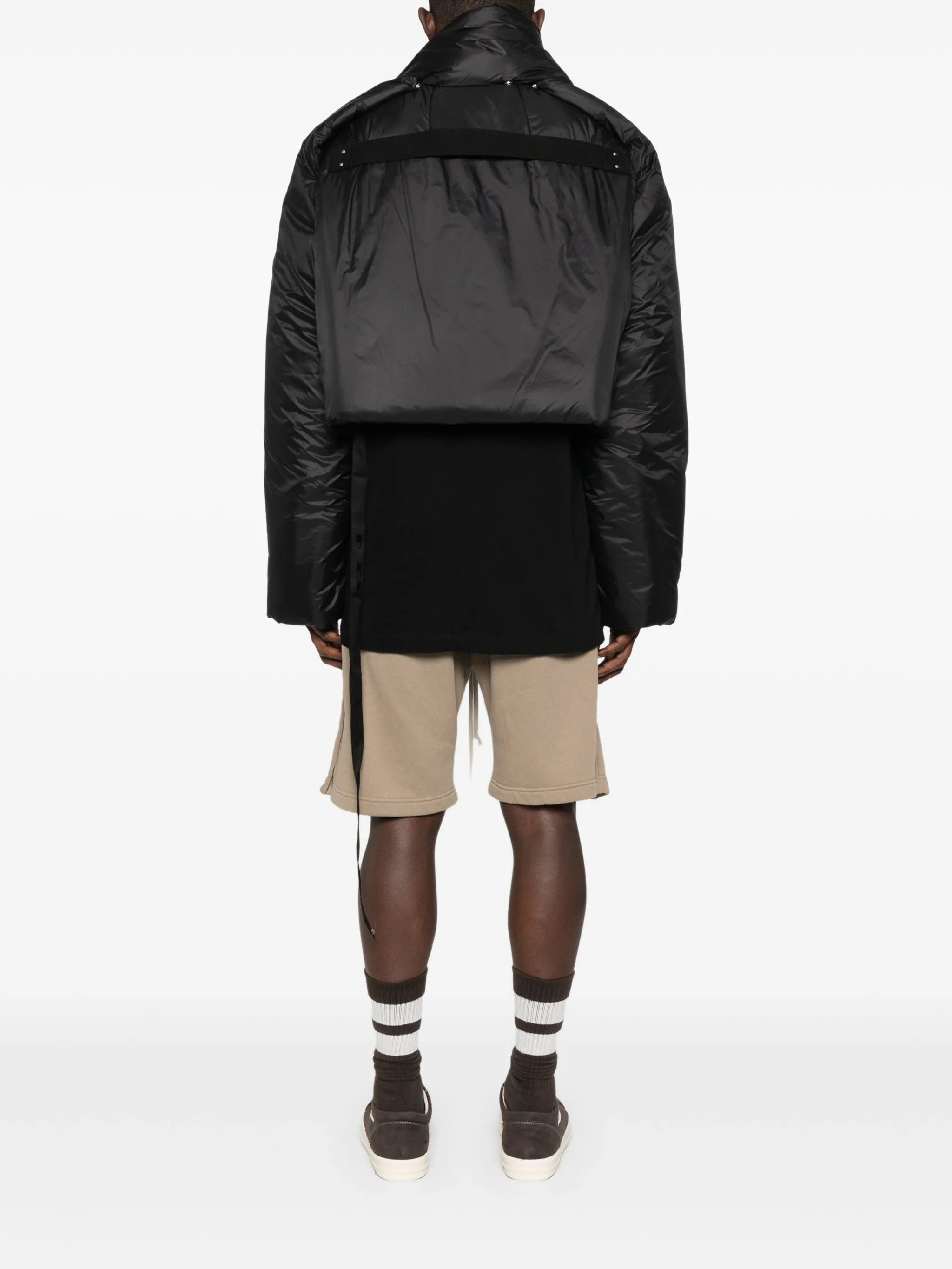 Rick Owens Drkshdw Cropped Padded Jacket - 4