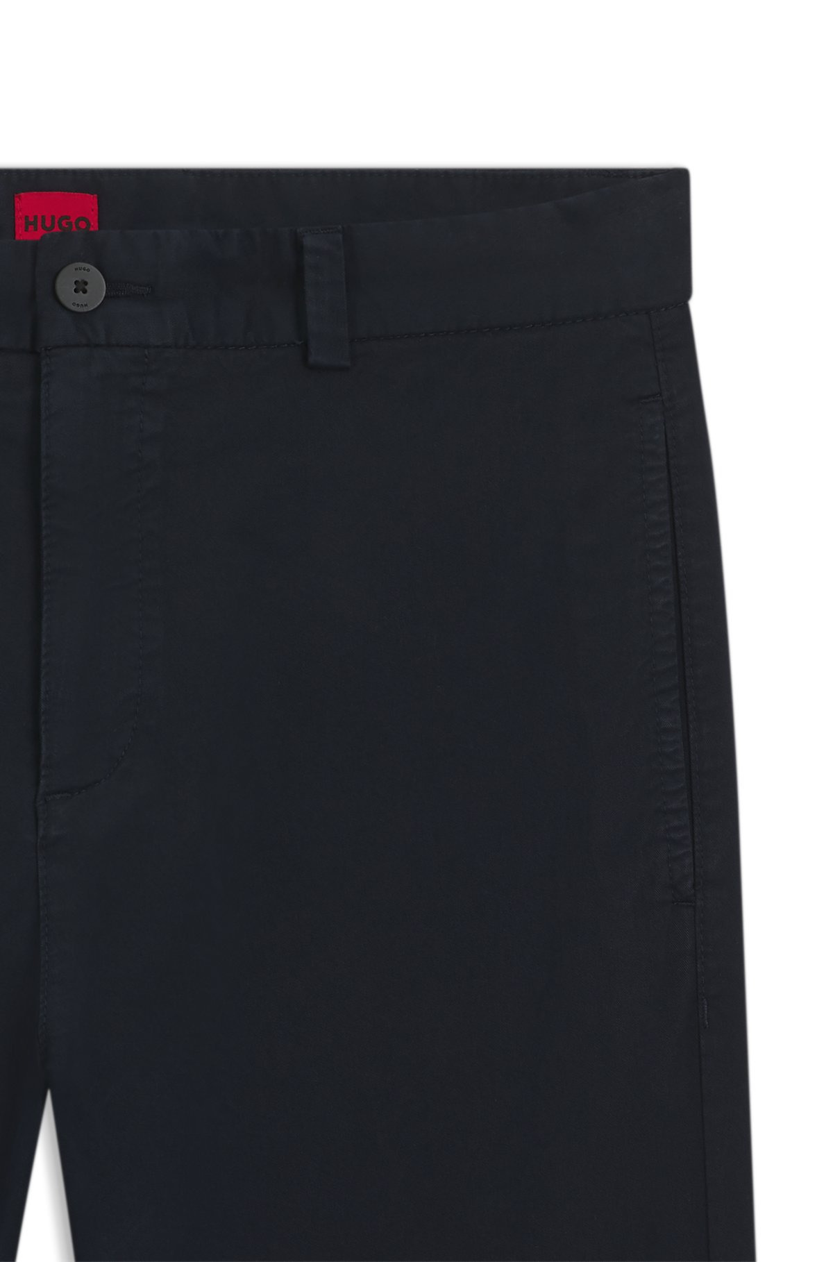 SLIM-FIT TROUSERS IN STRETCH-COTTON GABARDINE - 2