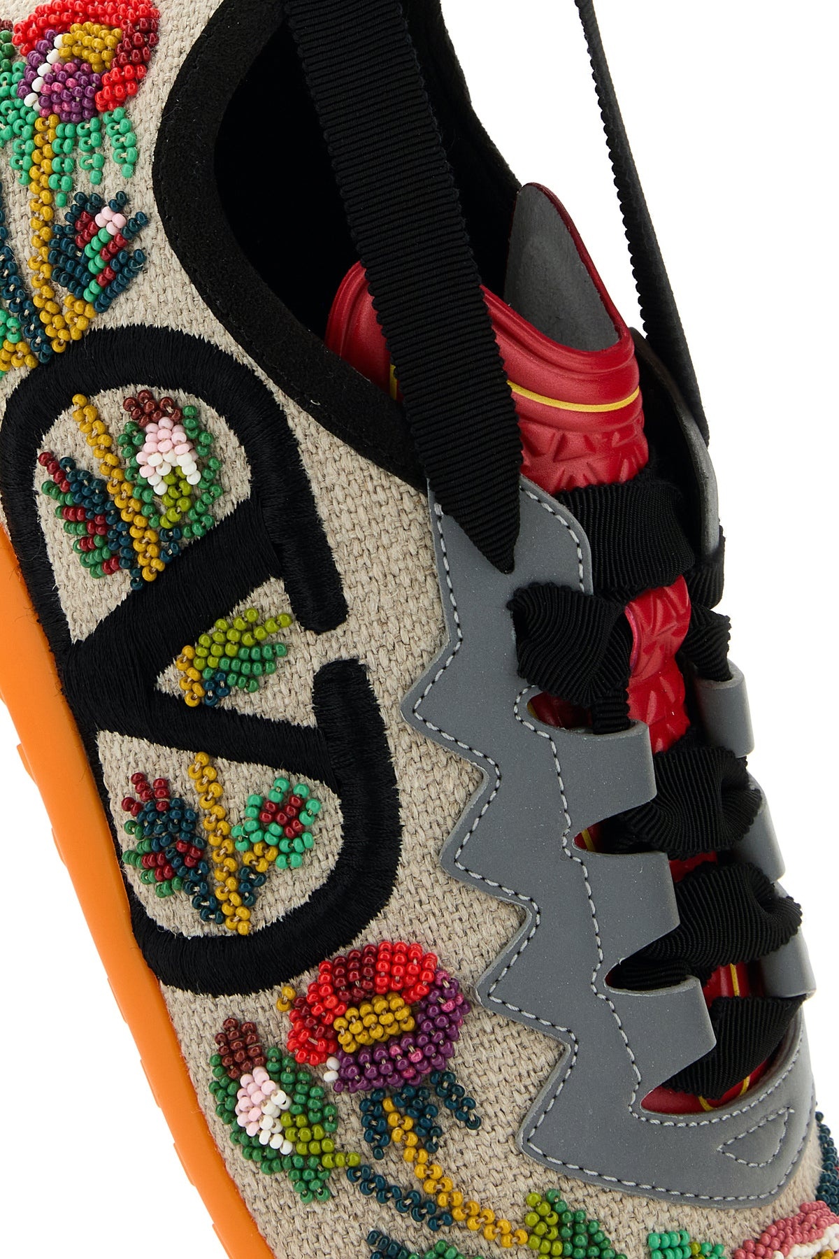 Embellished canvas Chromathon sneakers - 4