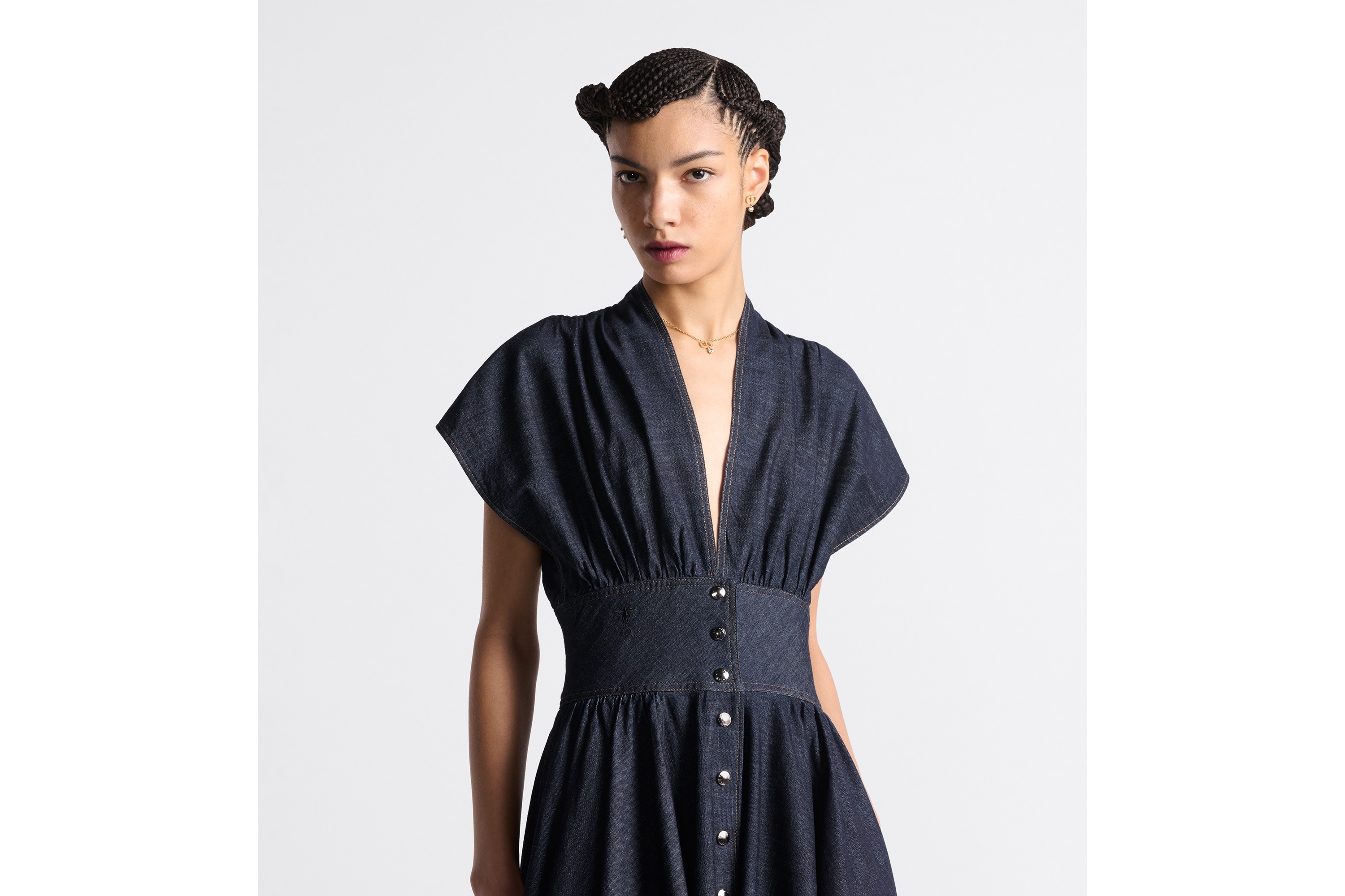 Flared Mid-Length Dress - 3