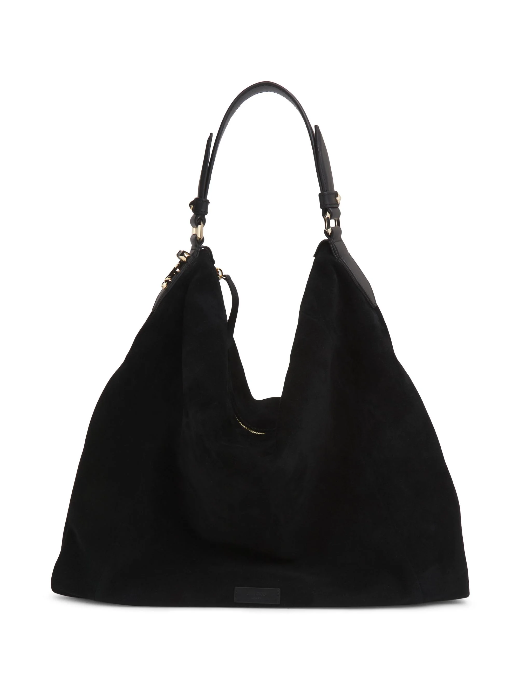 Women's Ana Suede Hobo Bag - Black - 1