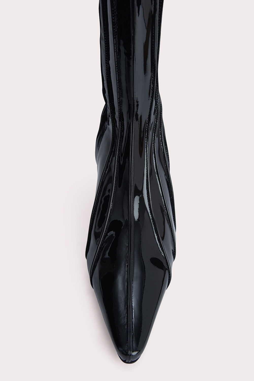 FAYE BLACK PATENT LEATHER - 5