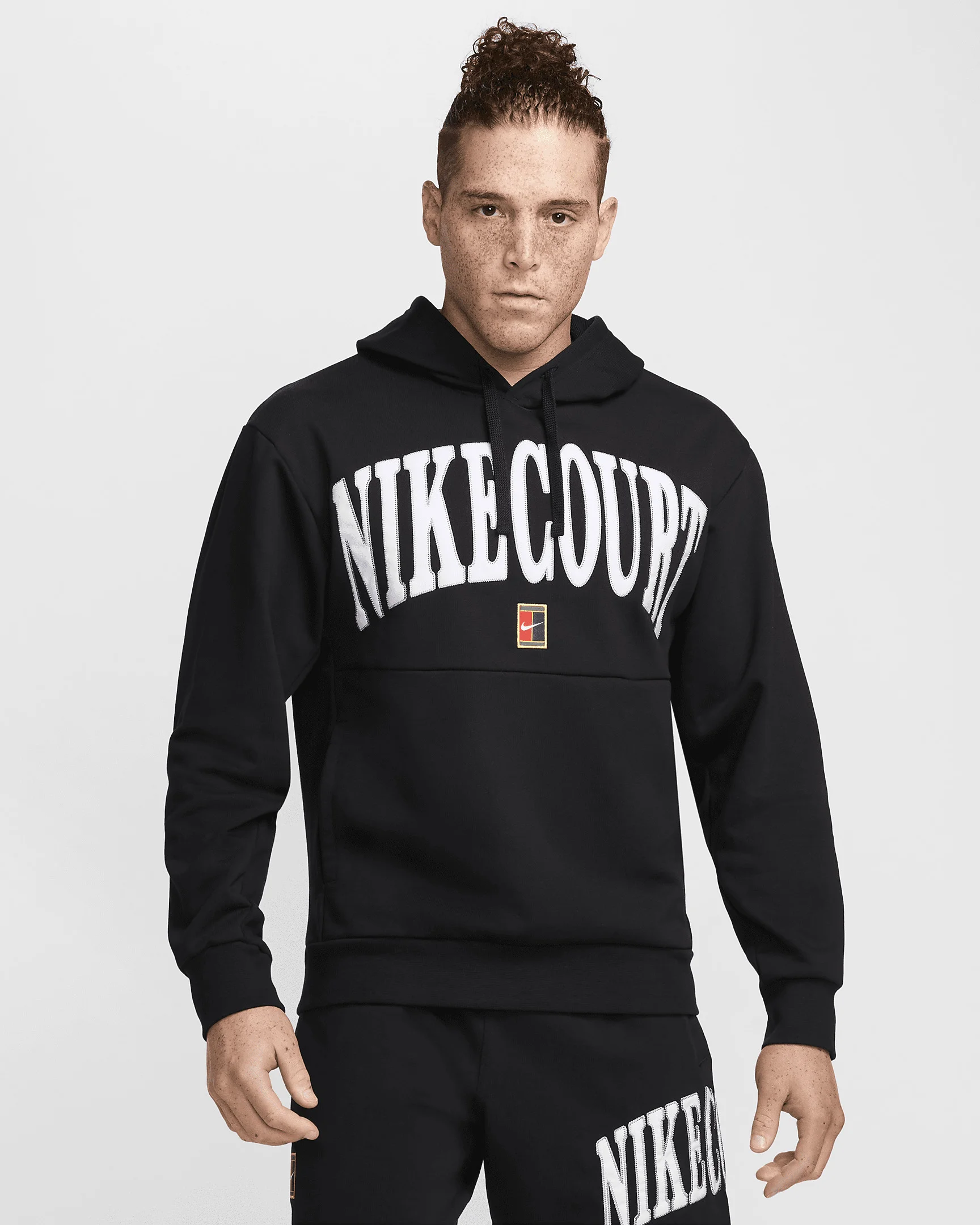 NikeCourt Heritage Men's Dri-FIT Fleece Tennis Hoodie - 1